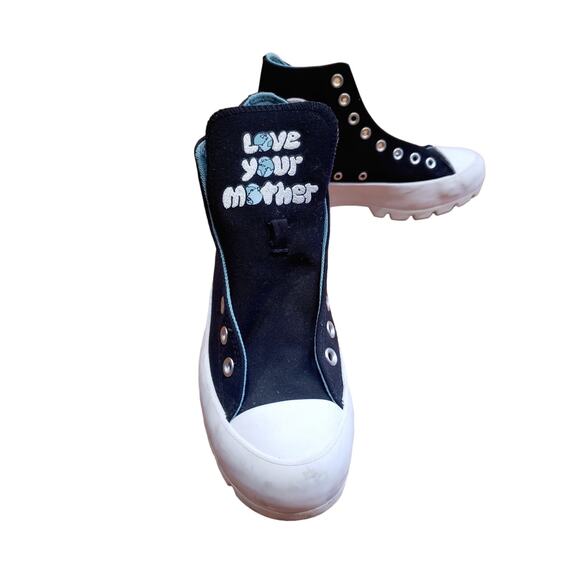 Converse Limited Edition Earth Day Chuck Taylor Lugged High Top Size 8.5 - Picture 8 of 10